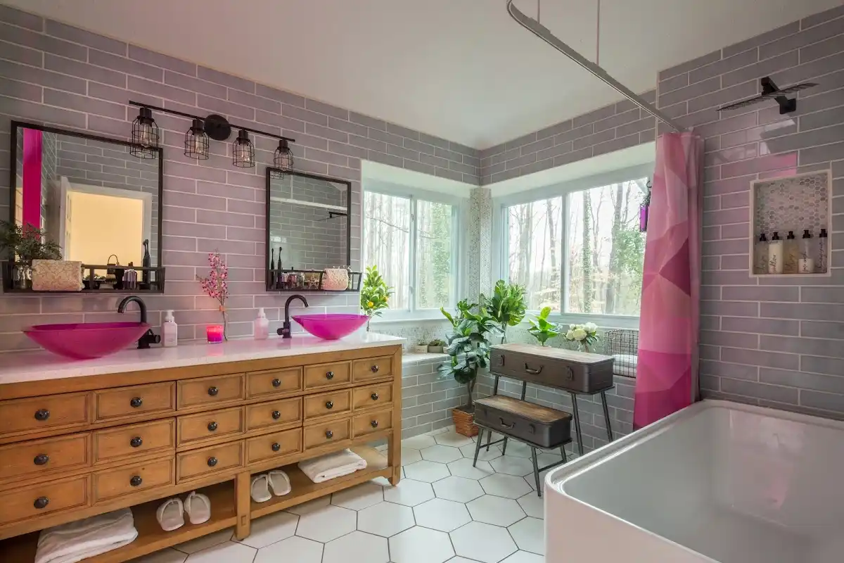 Bathroom renovation after water damage restoration in Sturbridge